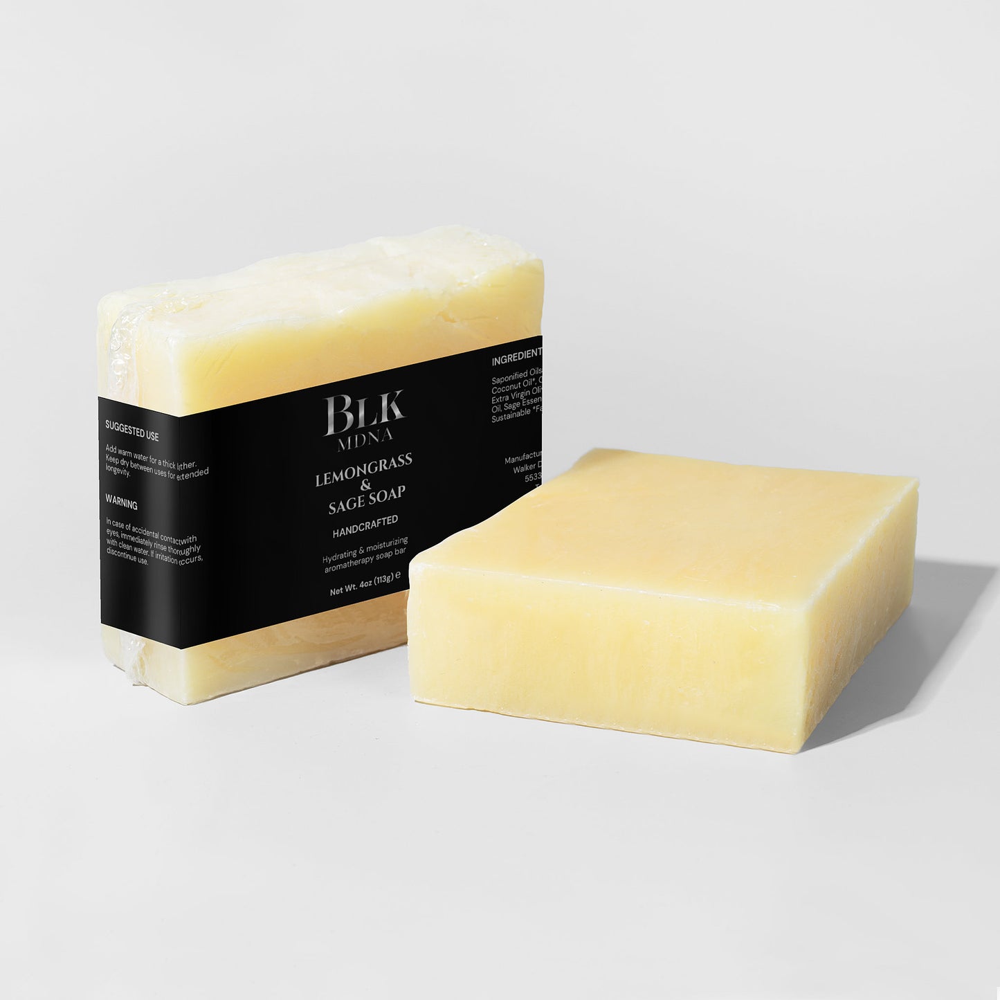 Lemongrass & Sage Soap | BLK MDNA