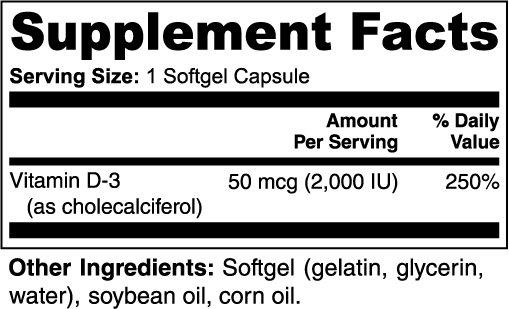 Vitamin D3 Prime+ | BLK MDNA