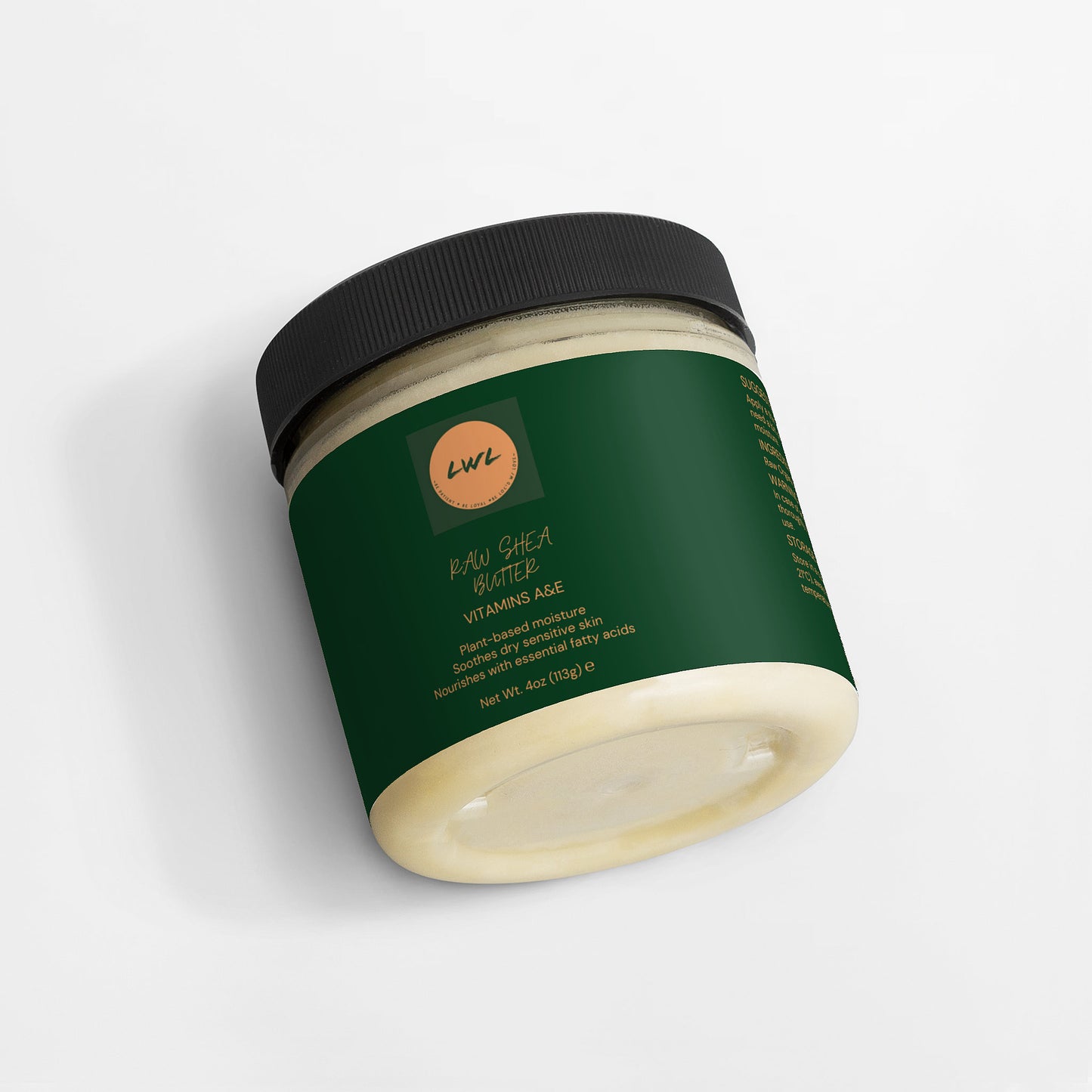 “Rooted Radiance” Organic Raw Shea Butter | BLK MADONNA x LOC W/LOVE