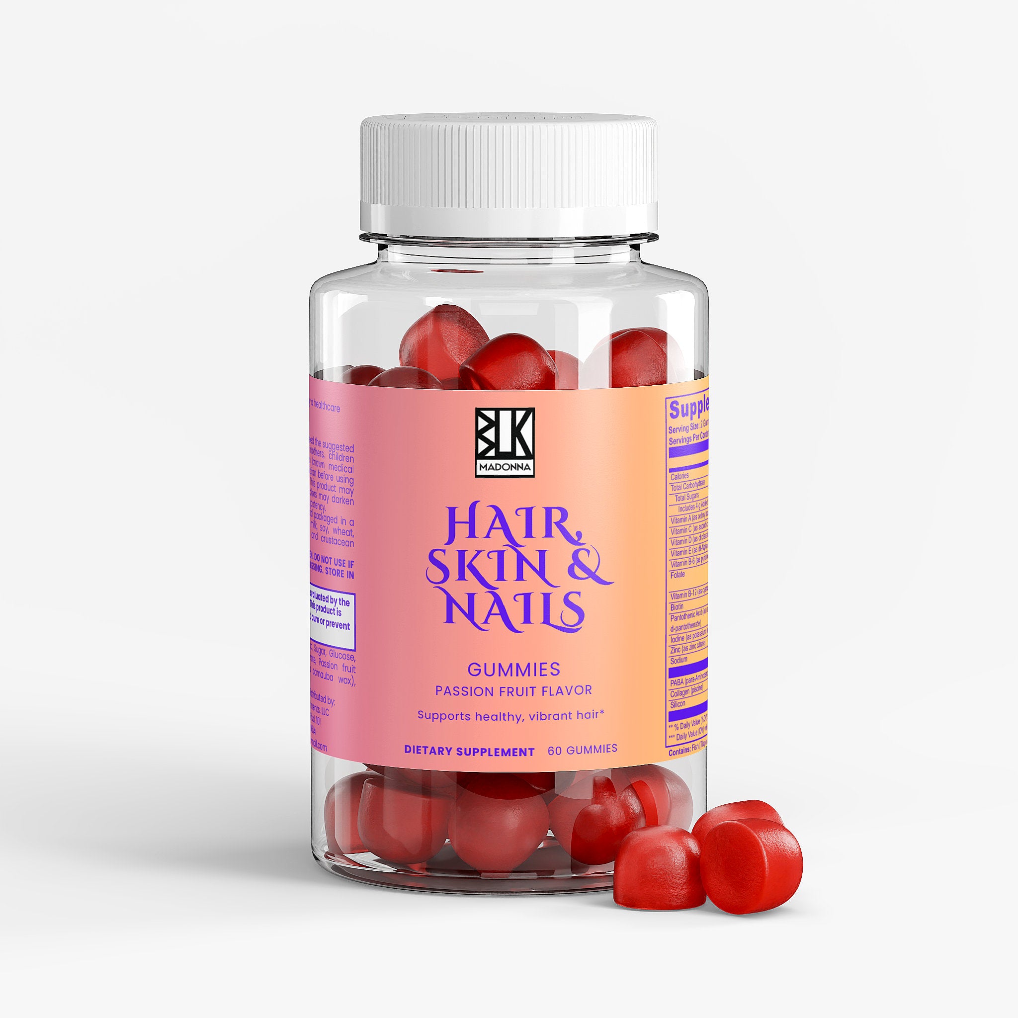 BLK Madonna Hair, Skin & Nails Gummies