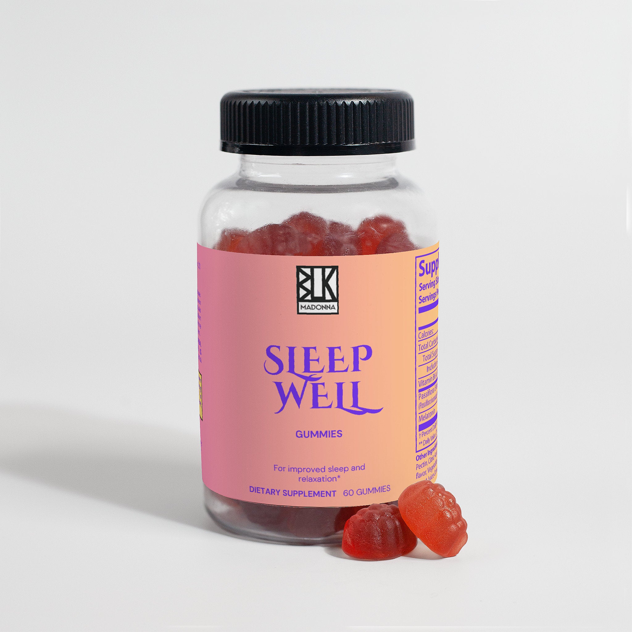 BLK Madonna Sleep Well Gummies (Adult)
