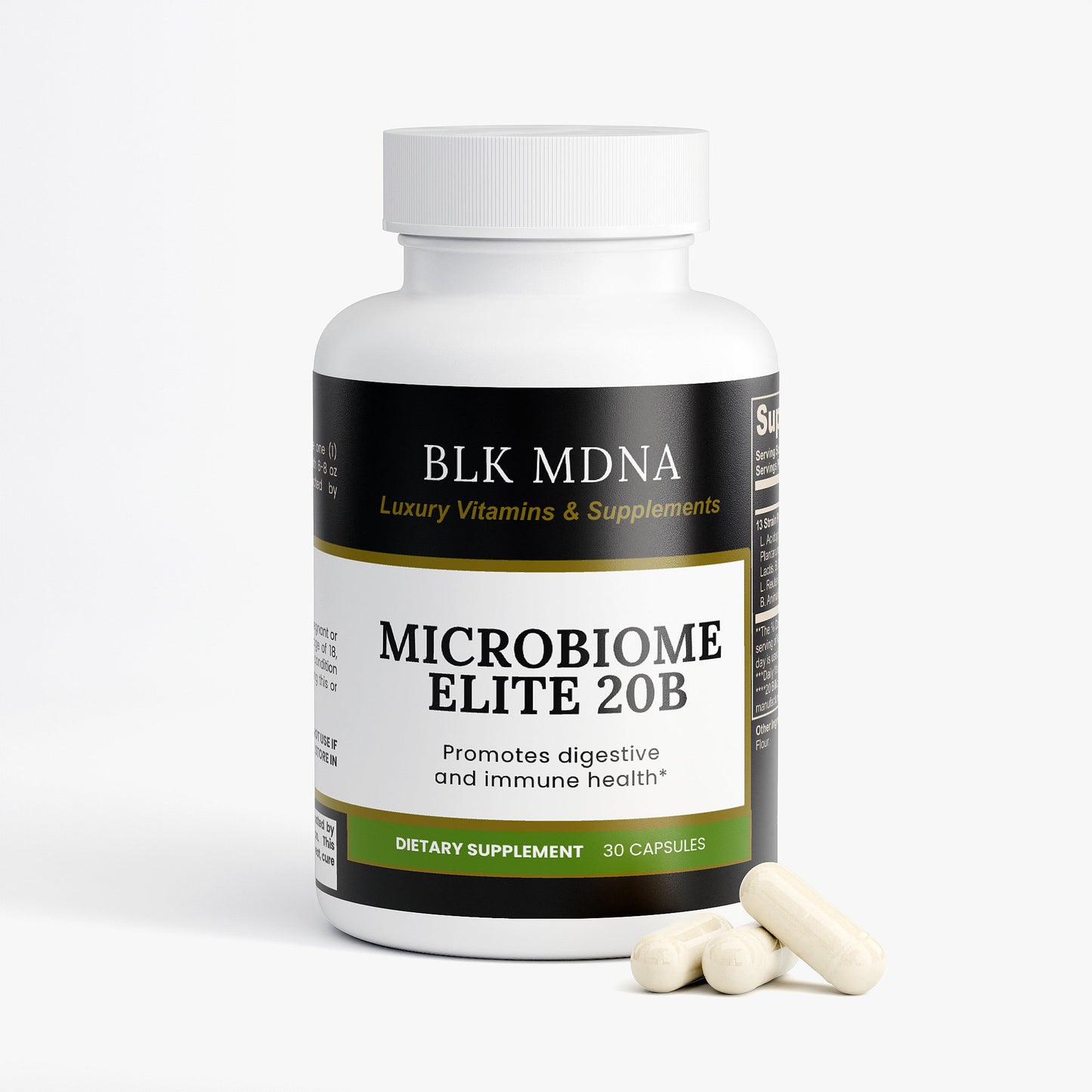 Microbiome Elite 20B | BLK MDNA