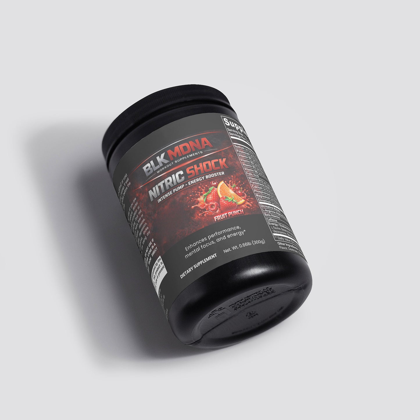 NITRIC SHOCK™ Pre-Workout Power Fuel | BLK MDNA Performance