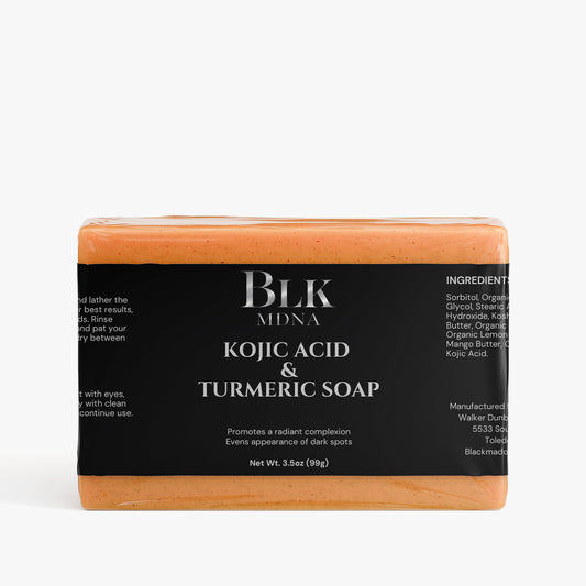 Kojic Acid & Turmeric Soap | BLK MDNA