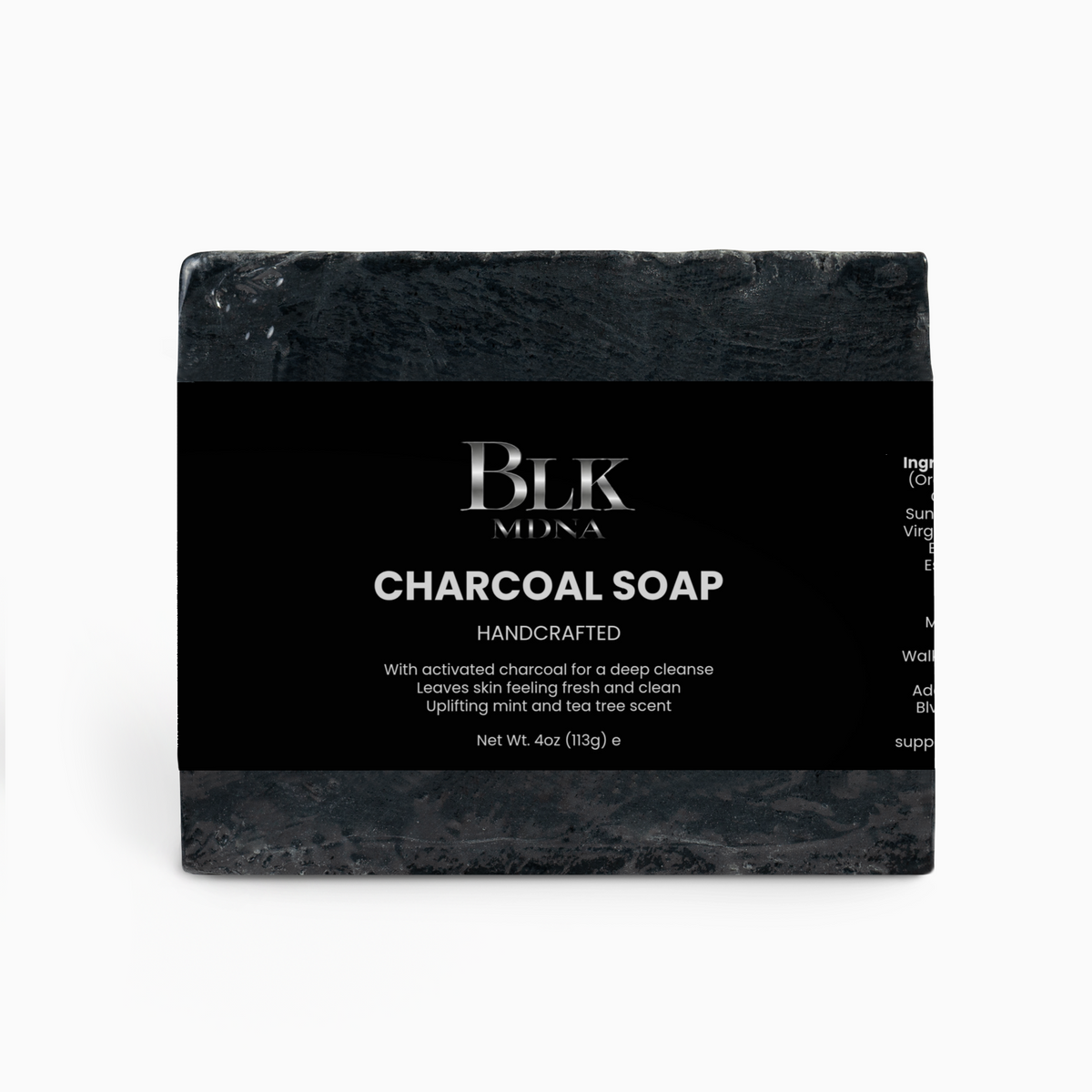 Charcoal Purifying Bar | BLK MDNA