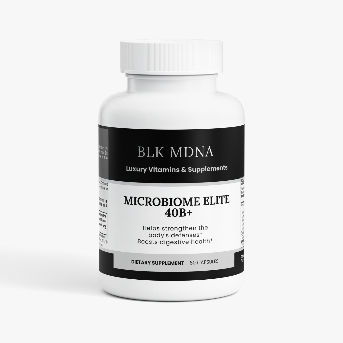 Microbiome Elite 40B+| BLK MDNA