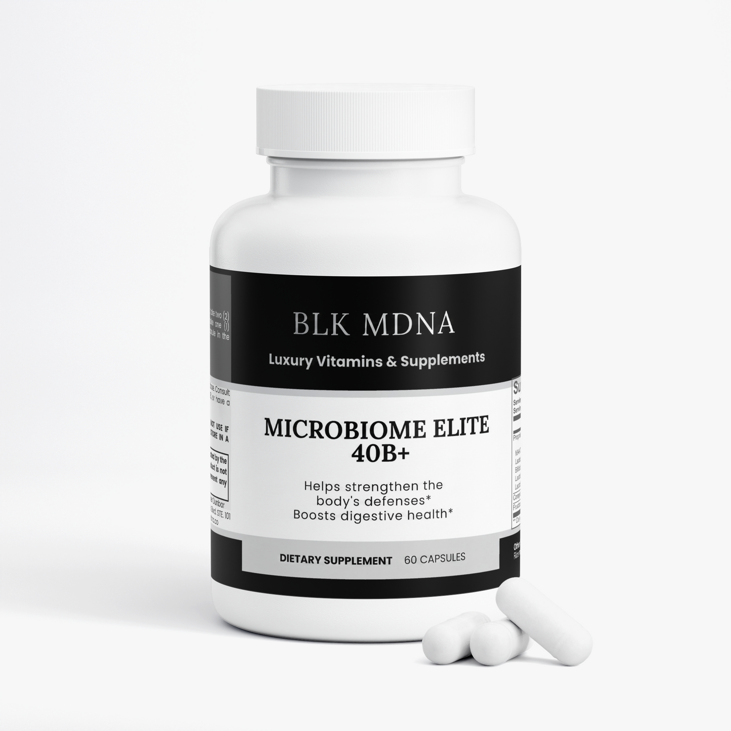Microbiome Elite 40B+| BLK MDNA