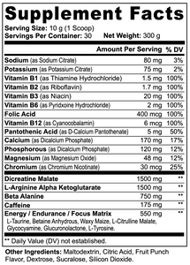 NITRIC SHOCK™ Pre-Workout Power Fuel | BLK MADONNA Performance