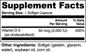 Vitamin D3 Supplement | BLK MADONNA Wellness