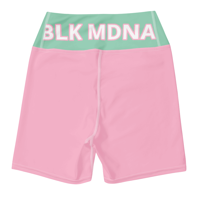BLK MDNA SculptFit Workout Shorts | High-Waist Luxury Activewear