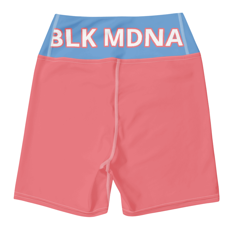 BLK MDNA SculptFit Workout Shorts | High-Waist Luxury Activewear