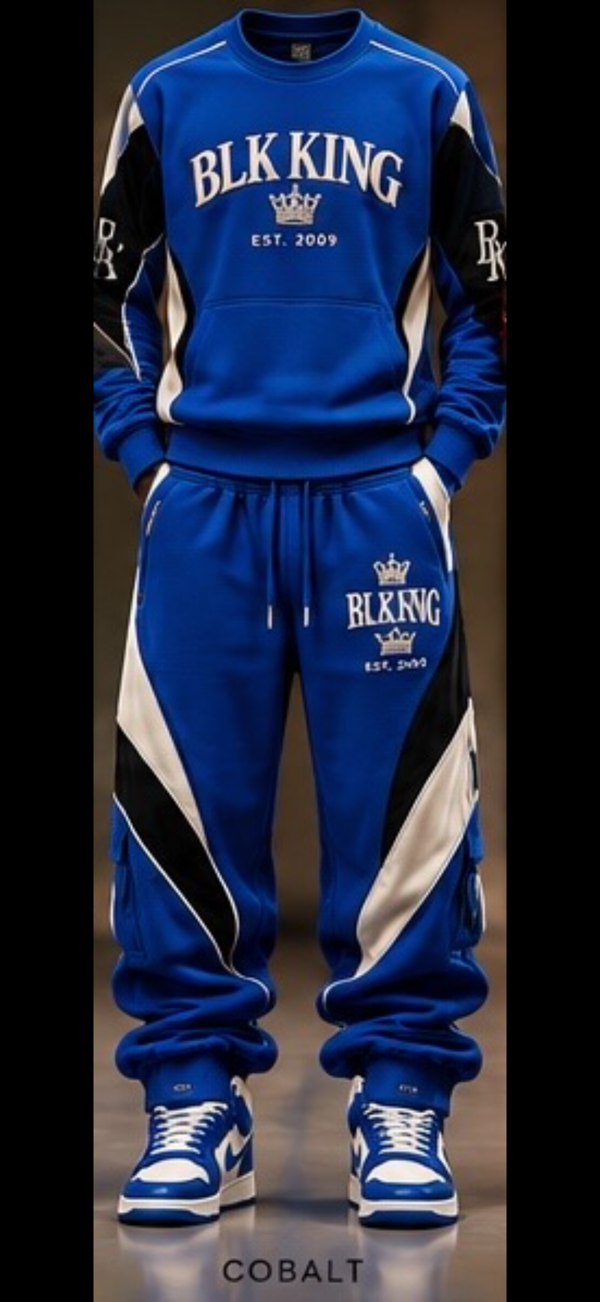 ****PRE-ORDER**** BLK KING Sovereign Motion™ Men's Stacked Sweat Set