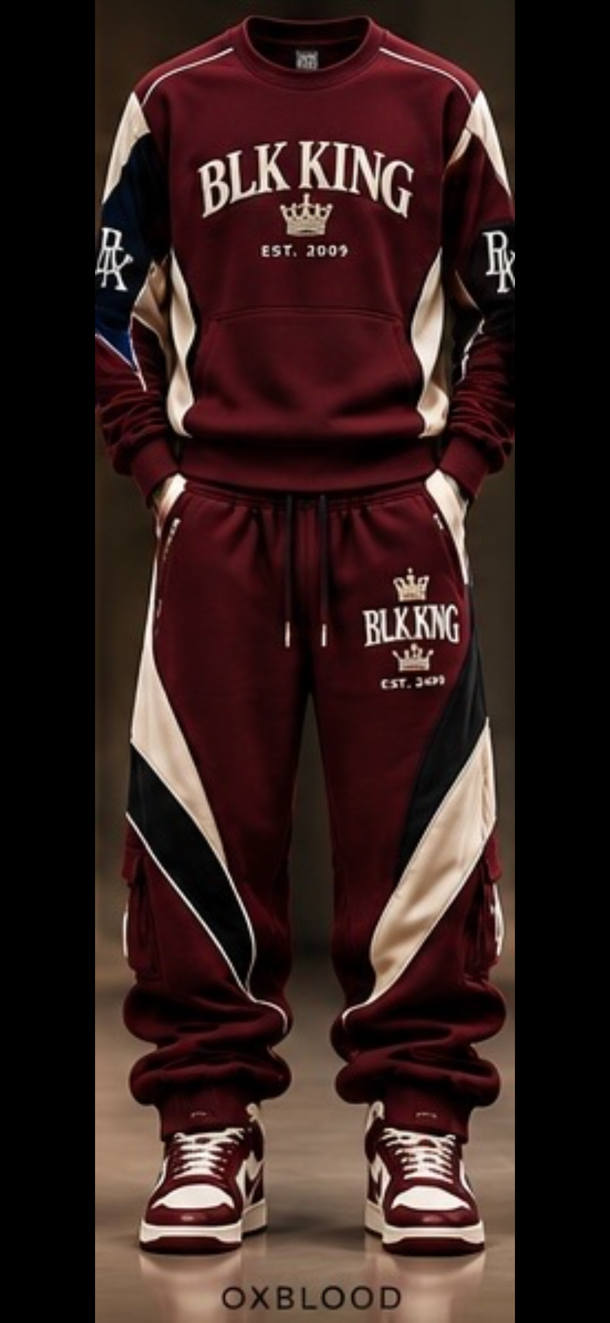 ****PRE-ORDER**** BLK KING Sovereign Motion™ Men's Stacked Sweat Set